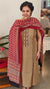 Beige and marooncotton salwar suit