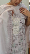 Lilac cotton suit