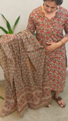 Printed cotton kurti set