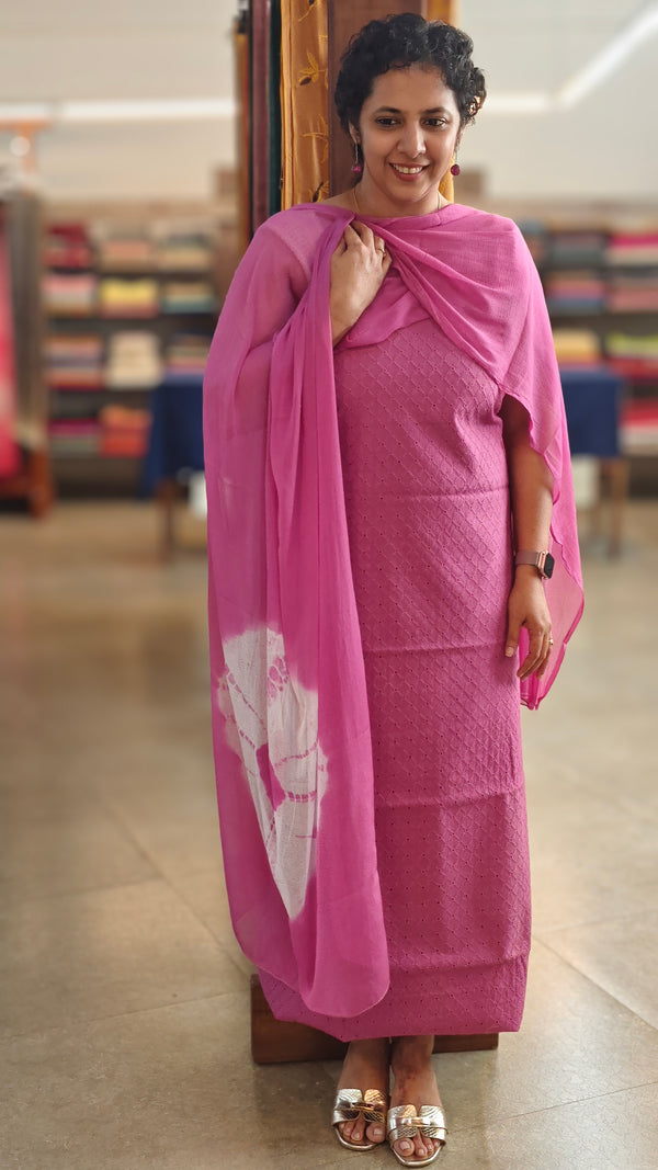Mulberry pink Hakoba suit
