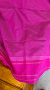 Beige and Magenta handloom desi tussar silk saree - A139