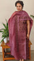 WZCW - Mauve Cutwork Tussar Silk Suit