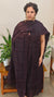 Coffee brown with violet Muslin salwar suit - 4418