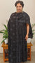 Black Muslin salwar suit - 4418