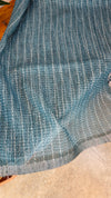 Indigo silky kota saree