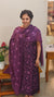 Dark purplecotton silk salwar suit