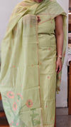 Lime Green Jamdani Suit - DL73