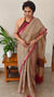 Dark beige kota silk saree - KTS3