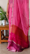 Pink kota silk saree - KTS3