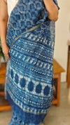 Indigo kota silk saree - A2 - KTS3