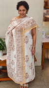 Off white Blended linen suit