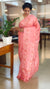 Light peach tussar jamdani saree - ZE38
