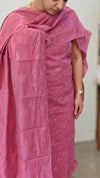 Punch pink muslin salwar suit