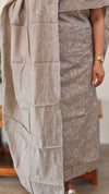 Dusty grey muslin salwar suit