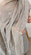 Dusty grey muslin salwar suit