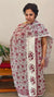 Off white and wine cotton salwar suit
