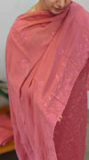 Blush pink muslin salwar suit