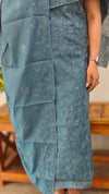 turquoise muslin salwar suit