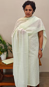 Light green cotton suit