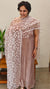 Mauve tissue organza suit - B904