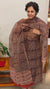 Black and brick red Kota doria salwar suit - GD331