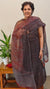 Black, blue and brick red Kota doria salwar suit - GD331