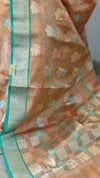 Rose gold tissue kota banarasi saree - CSF5