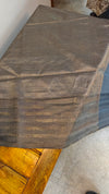 Dark Grey Linen silk saree- DR42