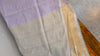 Light Lavender linen silk saree - DR42