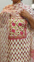 Off white printed cotton sut