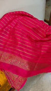 Rani Pink banarasi silk saree - BLM8