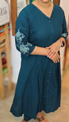 Green 2 piece kurti set