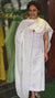 Off white and lavender cotton chikankari suit - NS21
