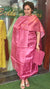 Deep Pink tussar silk suit