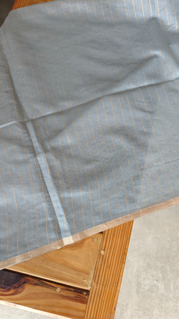 Bluish Grey Jamdani saree - JD542