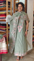 Sage Green Mal Chanderi Embroidered Suit - XA22