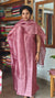 Mauve Embroidered Tussar Silk Suit - GS10