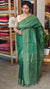 Fern Green Bamboo tussar silk saree - 4LMZ