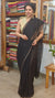 Black Organza Saree with Pita work embroidery - TD16 - 2B
