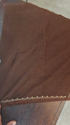 Dark Brown Organza Saree with Pita work Embroidery - TD16 - 6D