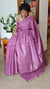 Lavender Noil Tussar Silk Saree - CNL3