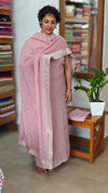 Pastel Pink Georgette Banarasi Suit - 5FSD