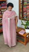 Pastel Pink Georgette Banarasi Suit - 5FSD