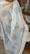 Indigo Block printed Cotton Suit - BS10 - 3