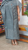 Smoky green Viscose tussar silk suit