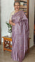 Lavender Tussar Silk Saree - FSM8