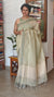 Pale Green Tissue Silk Saree - DR42