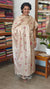 Light Beige Cross Stitch Embroidered Semi Tussar Silk Suit - MTV6 - C5