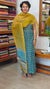 Teal and lime green kota doria suit - GD331