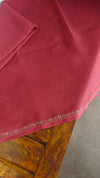 Beige Kota Saree with Pita Embroiderey - EMR4